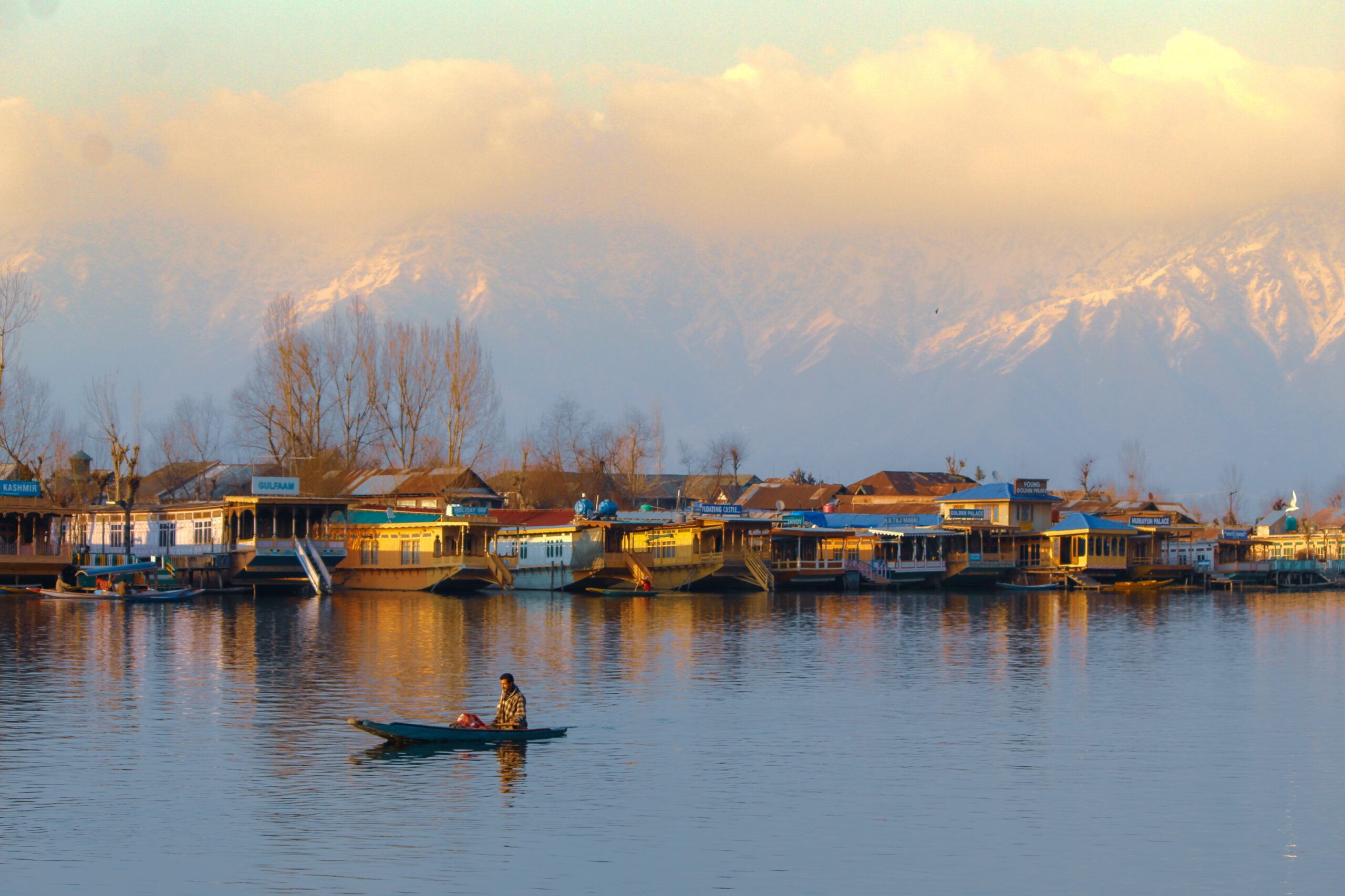 Houseboats in Kashmir