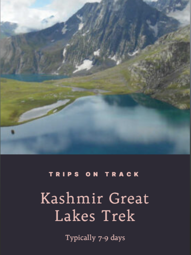 Kashmir Great Lakes Trek – Explore the Pristine Beauty of Indian Himalayas
